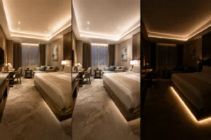 2.4GHz wireless lighting control application for hotel rooms - SOLUXLED smart hotel lighting solution